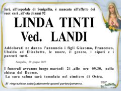 Necrologio di Linda Tinti