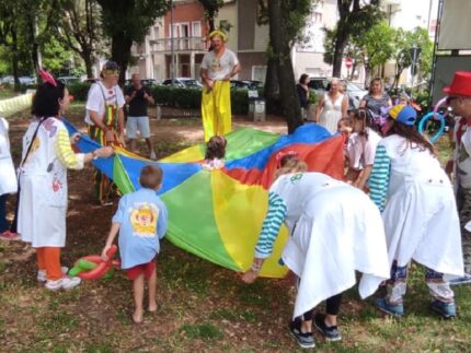 Vip Claun Ciofega con i bambini ucraini