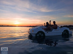 Pizzata in pedalò - Foto di Serena Baldoni