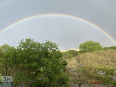 Arcobaleno in piazza Sens - Foto di Rossano Morici