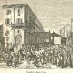 Fiera a Senigallia nell'800 - incisione