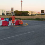 Rotatoria provvisoria tra Strada della Marina e SS 16 Adriatica Nord