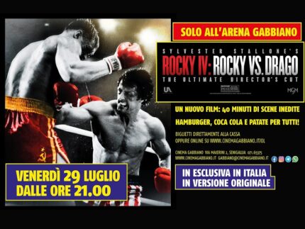 "Rocky IV" all'Arena Gabbiano