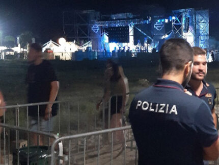 Controlli di Polizia durante gli eventi estivi a Senigallia