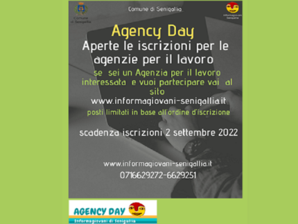 "Agency Day" promosso dall'Informagiovani di Senigallia