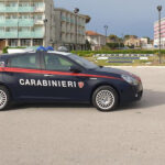 Carabinieri in piazzale della Libertà a Senigallia