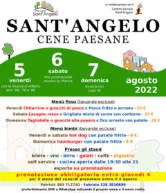 Cene Paesane a Sant'Angelo di Senigallia - locandina