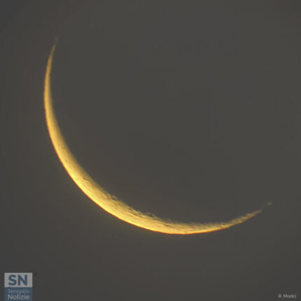 Foto telescopica della Luna - Foto di Rossano Morici