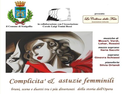 Locandina dell'evento "Complicità e astuzie femminili"