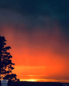 Pioggia al tramonto - Foto di Roberto Ricevuti