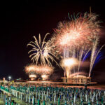 Fuochi artificiali a Senigallia - Spettacolo pirotecnico sul mare con i fuochi d'artificio