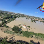 Sorvolo su zone alluvionate il 15 settembre 2022