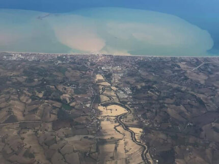 Alluvione settembre 2022 - Foto aerea delle aree allagate