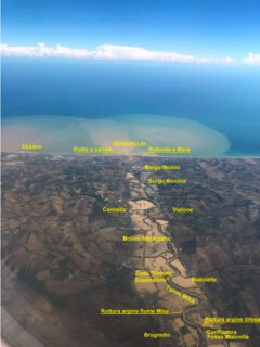 Alluvione settembre 2022 - Foto aerea aggiornata delle aree allagate con sovrimpressioni