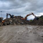Rifiuti in seguito all'alluvione