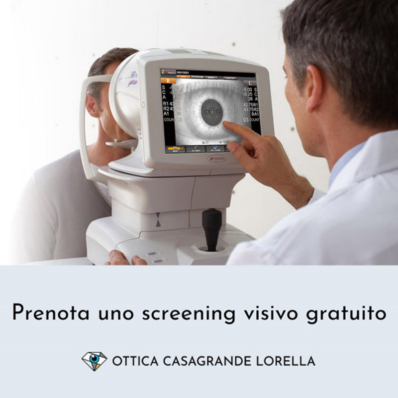 Ottica Casagrande Lorella - Prenota screening visivo gratuito