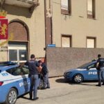 Controlli della Polizia all'ex-hotel Marche