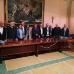Il Presidente Nazionale UNPLI Nino La Spina in visita a Ostra