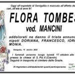 Necrologio di Flora Tombesi