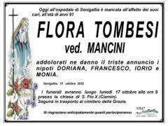 Necrologio di Flora Tombesi