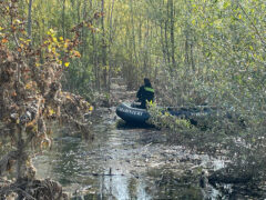 Carabinieri del Nucleo Subacquei di Pescara impegnati nelle ricerche di Brunella Chiù
