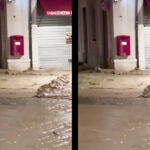 Una scena del video fornito dall'ing. Rognoli sull'alluvione del 15 settembre 2022
