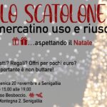Locandina del mercatino "Lo Scatolone"