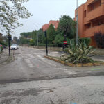 Viale A. Garibaldi all'incrocio con via Mercantini