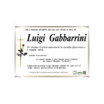 Necrologio Luigi Gabbarrini
