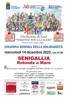 Concerto benefico dell'orchestra "Insieme per gli altri" promosso da Ass. Bellanca - locandina