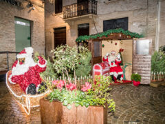 Babbo Natale a Corinaldo in largo X Agosto