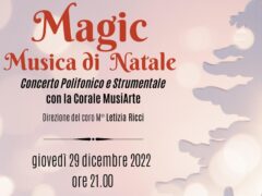 Locandina del concerto "Magic - Musica di Natale" a Trecastelli