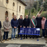 Panchina dedica a David Sassoli a Castelleone di Suasa