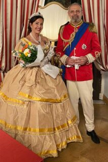 Antonella Lanari e Riccardo Antognoni al Gran Ballo Storico 2023