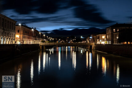 Riflessi di luce sul fiume Misa - Foto Daniele Brescini