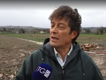 Luciano Montesi intervistato dal TGR Marche