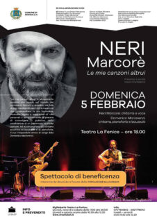 Neri Marcorè in "Le mie canzoni altrui" - locandina