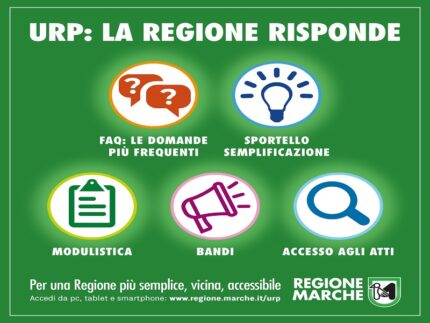 Servizio "URP: la Regione risponde"