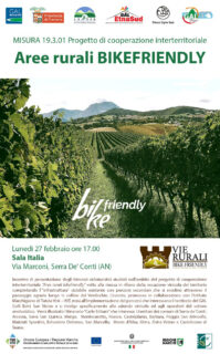 Progetto Aree Rurali Bikefriendly - locandina