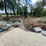 Ponti e strade danneggiati nell'entroterra dall'alluvione 2022