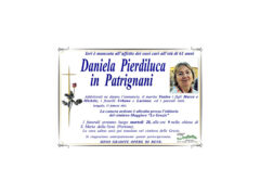 Necrologio Daniela Pierdiluca in Patrignani