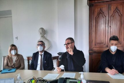Conferenza stampa commissario Canafoglia su Fondazione Città Senigallia