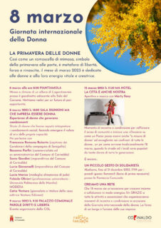 La primavera delle donne - 8 marzo 2023 a Corinaldo - locandina