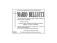 Necrologio Mario Bellucci