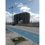 Cantiere edile nell'area delle ex-Colonie Enel