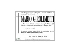 Necrologio Mario Girolimetti