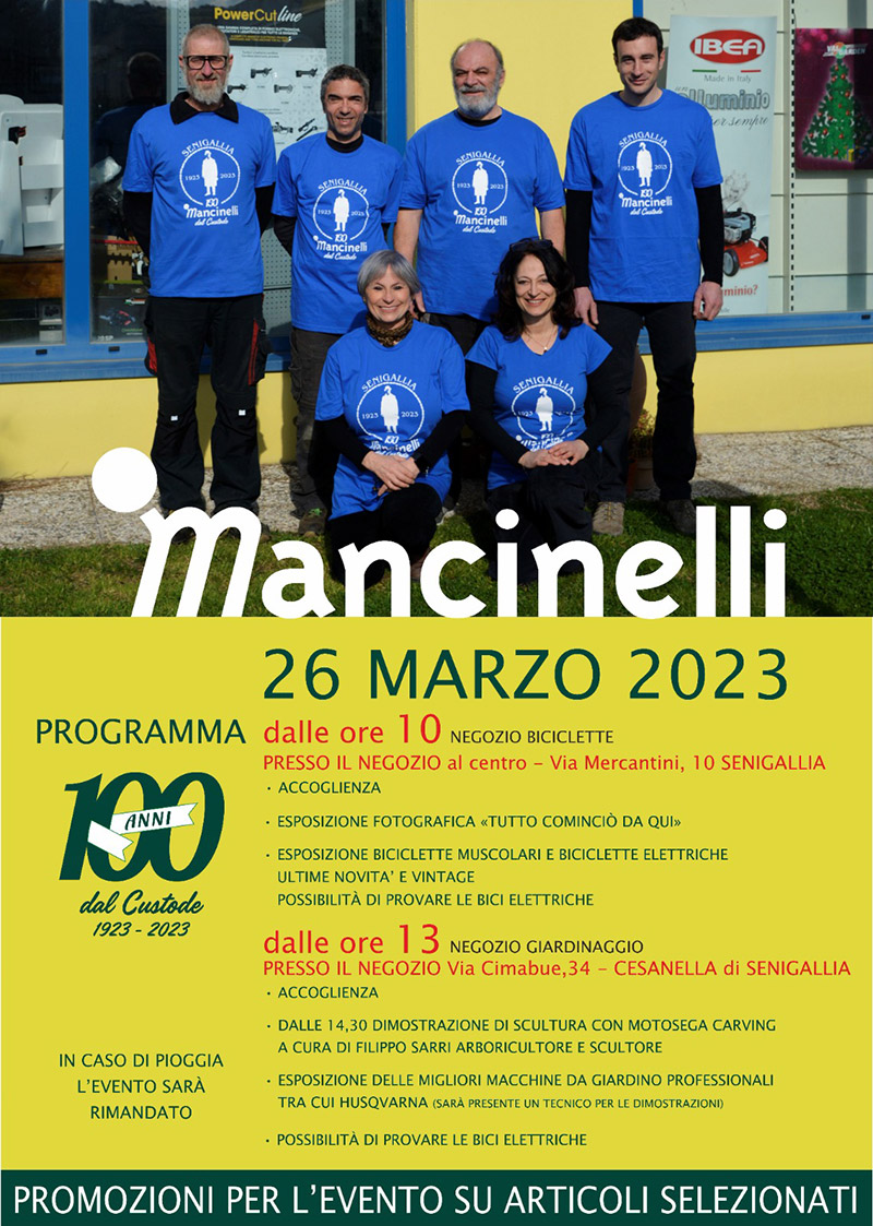 Mancinelli dal custode - Centenario - programma