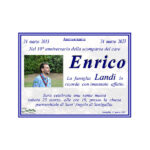 10° anniversario scomparsa Enrico Landi