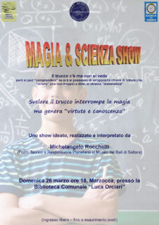 Magia & Scienza Show - locandina