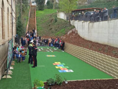 Inaugurazione "Il cortile che vorrei" a Castelleone di Suasa